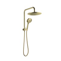 Brushed Gold Half Rail Multifunction Shower Set